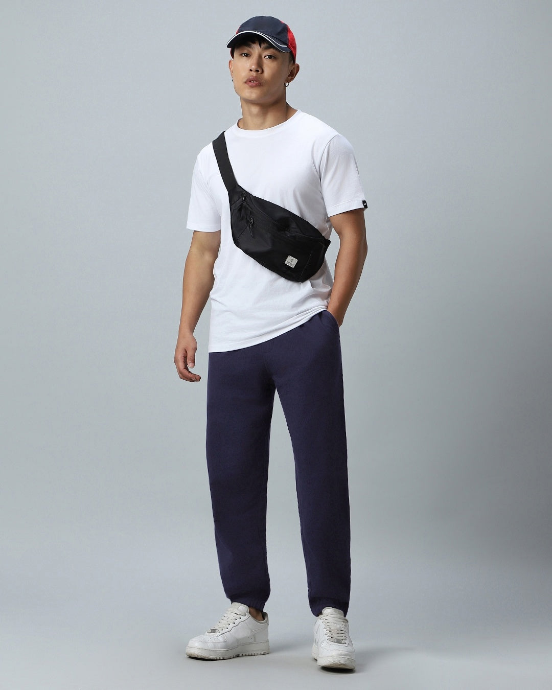 Men's Blue Oversized Joggers