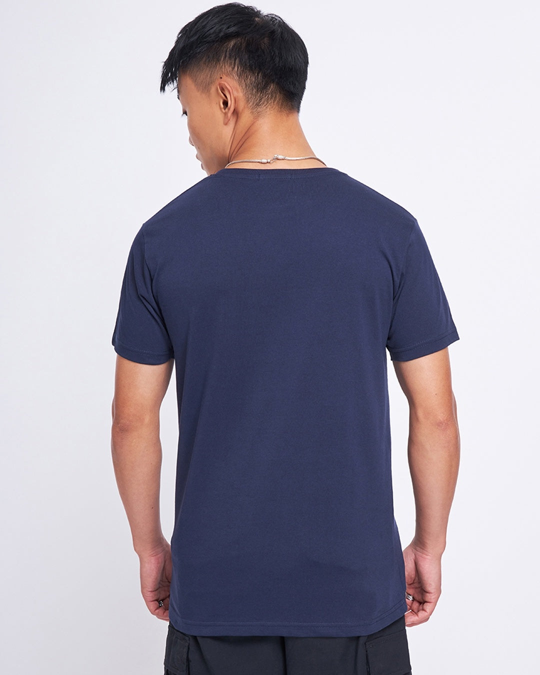 Navy Blue Graphic Printed T-shirt
