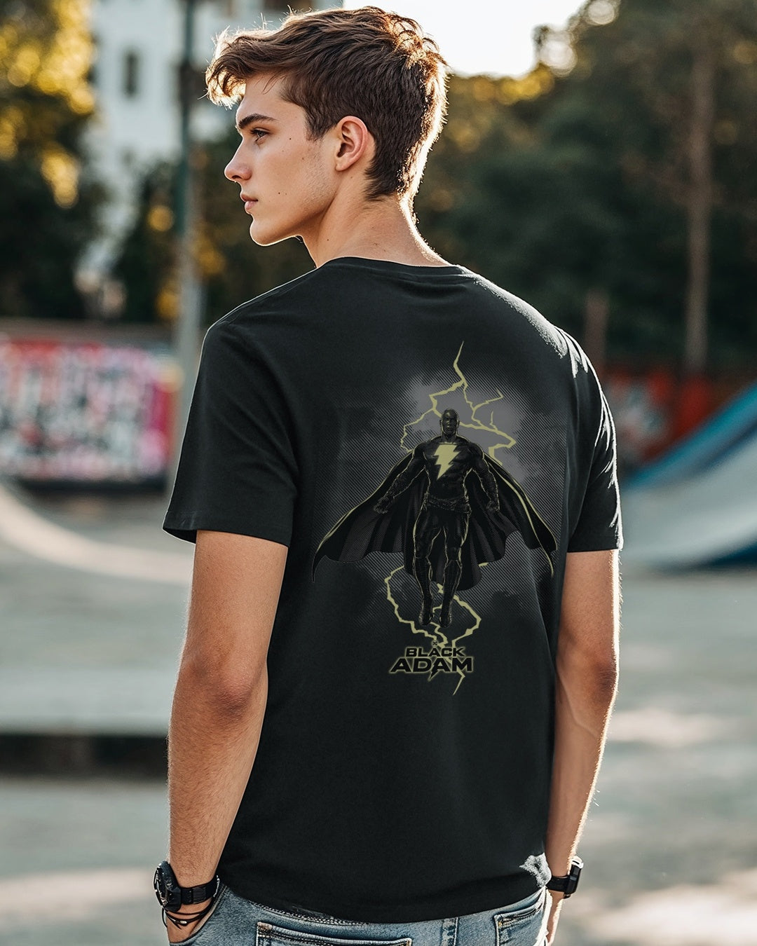 Black Adam Graphic Printed T-shirt