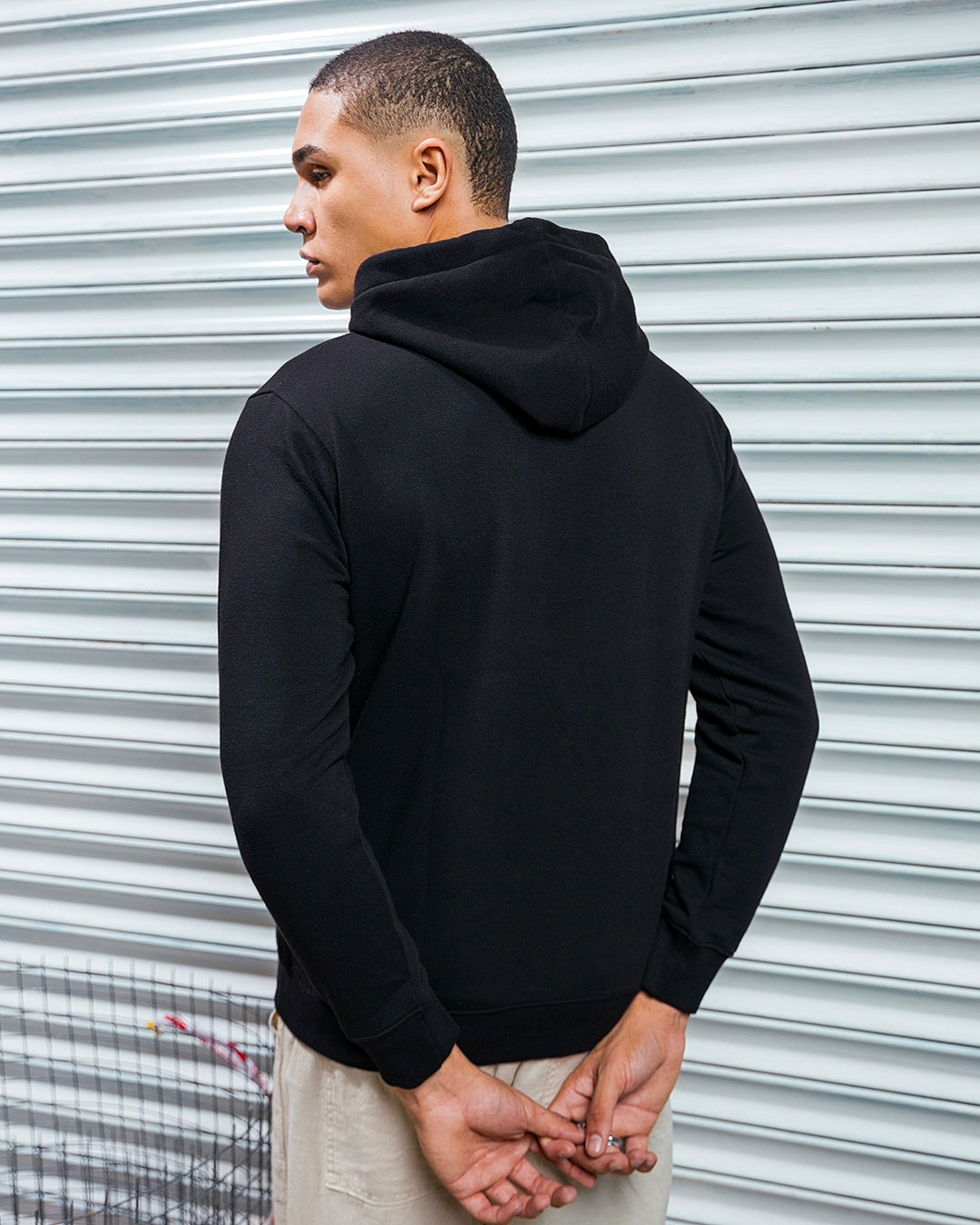 Men's Black Zipper Hoodies